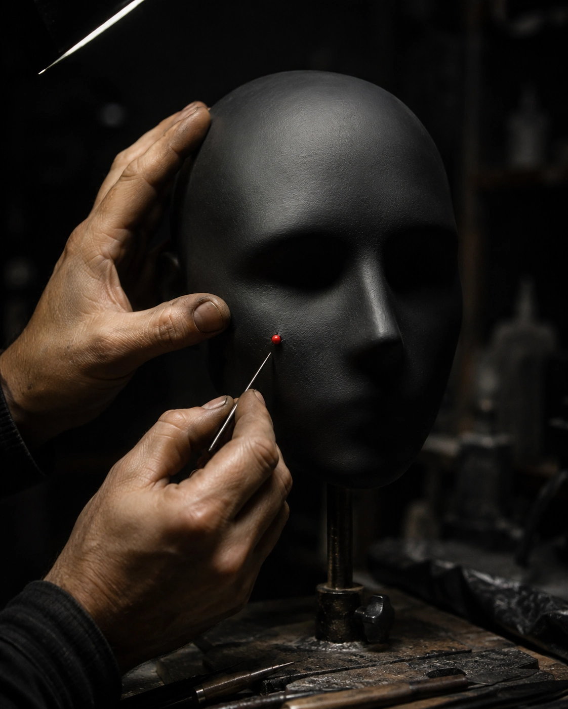 A custom Mistress starts as a brief — tone, limits, rituals — before it becomes a face.